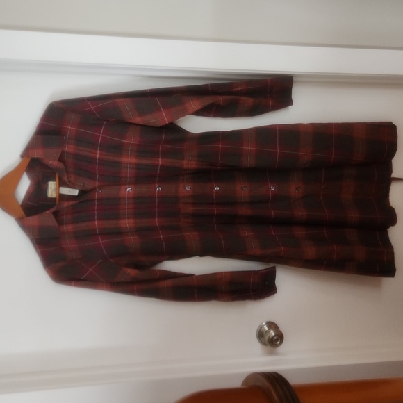 G. H BASS HERITAGE SHIRTINGS PLAID  SHIRT DRESS - Picture 8 of 12